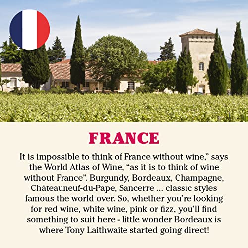 Laithwaites Best of French Selection - Case of 6 Mixed Bottles, Red and White Wine Variety (75cl) - Includes Abbesse Sauvignon Blanc, Domaine Saint Hilaire Chardonnay, Cabalie & More
