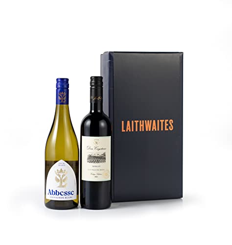 Laithwaites Wine - Discovery Duo Mix Gift- (75cl) - French & Chile - ABBESSE SAUVIGNON BLANC, DON CAYETANO MERLOT