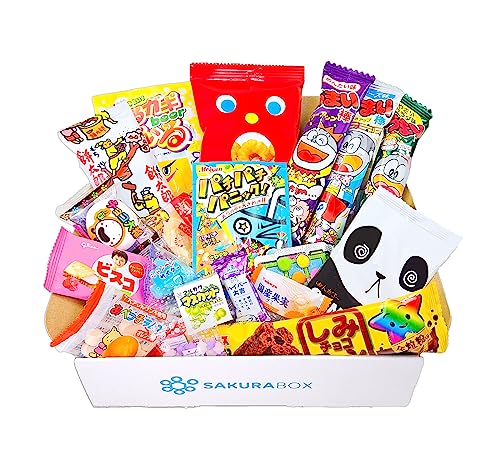 Japanese Snacks & Candy Box w/English Pamphlet 20 Pieces Dagashi, Sweets, Snacks, Candy, Gum