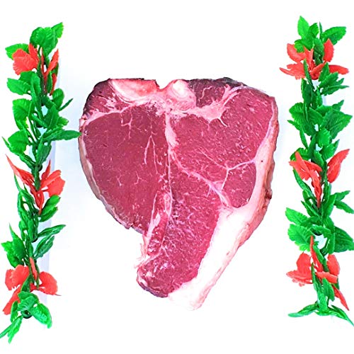 2 x Large 28 Day Dry Aged British T-Bone Steaks 16 - 20oz Weight per Steak