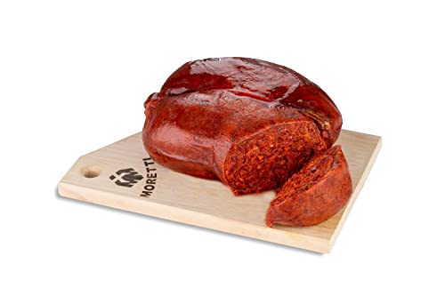 Moretti® Spicy Spilinga Nduja 800g (400g, Pack of 2) | Vacuum Pack | Gourmet Artisan Spreadable Salami | Made in Calabria | No GMOs