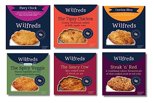 Wilfreds 6 Pie Bundle - Savour The Flavour of Our Deliciously Award-Winning Pies. Individual Fresh Pies Delivered to Your Door. Our Selection Includes Steak Pies Chicken Pies and a Vegetarian Pie.