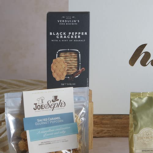 The Gourmet Food Lovers Hamper Gift - Food Hamper Box - with Sweet Treats, Chocolate, Tea Gifts and Savoury Food Gifts | Gourmet Food Hampers for Women and Men on Any Occasion, by Clearwater Hampers