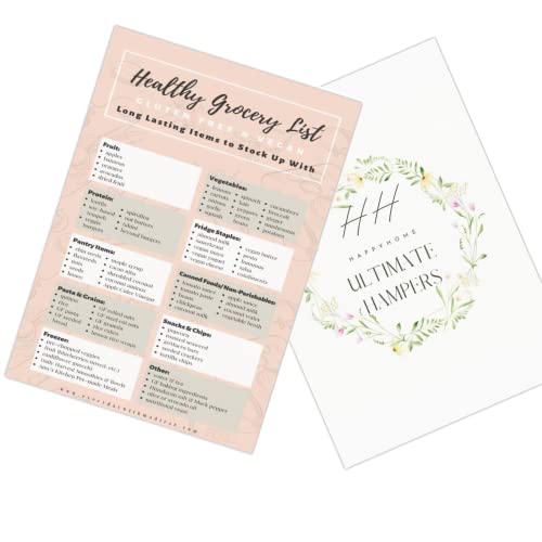 HappyHome Ultimate Hampers Gluten Free Hamper Snack Box-Selection of Healthy Low Calorie Snacks Suitable For Vegans-Contains Dairy Free Chocolate Sweets Biscuits and Savoury Treats Bundled