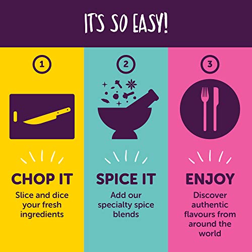 The Spice Sultan World Spice Kits Gift Set, Selection of Four Hand-Crafted Recipe Kits, Vegan Friendly, Gluten Free, Sugar Free, Cook & Discover Delicious Meals at Home