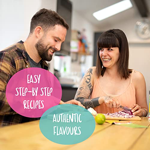 The Spice Sultan World Spice Kits Gift Set, Selection of Four Hand-Crafted Recipe Kits, Vegan Friendly, Gluten Free, Sugar Free, Cook & Discover Delicious Meals at Home