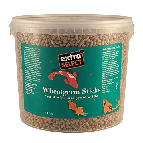 Extra Select Wheatgerm Sticks Complete Fish Food Tub, 5 Litre