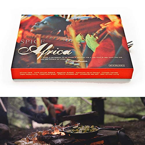 Eat.Art Spice of Africa - 10 Authentic Unique African Spices Selection Box - Cooking Gift Seasoning Set - Gourmet Luxury Exotic Collection - Fine Food Gift
