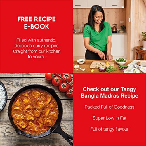 Spicy Curry Night Kit - Feeds 12 | 7 Authentic Curry Kits - Quick & Easy to Use | Free Recipe E-Book | 100% Natural and Gluten Free - BANG Curry