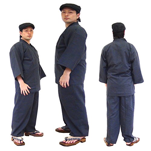 Surugajino Samueya SASIKO Samue 141-1901 (Navy, XXXX-Large)