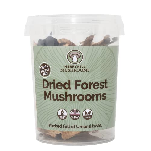 Merryhill Mushrooms - Dried Forest Mushrooms (Porcini, Chanterelle, Woodear Mushrooms) (35g)