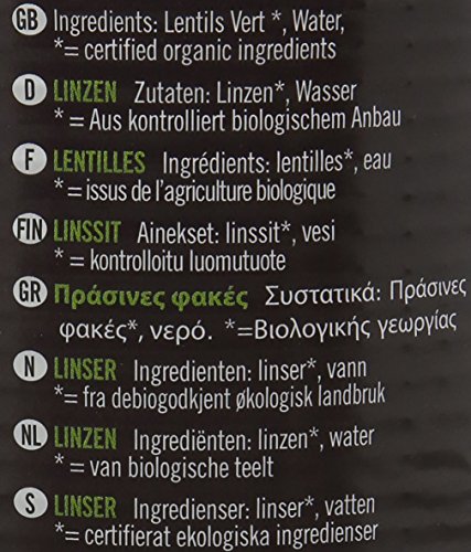 Biona Organic Lentils Vert, 400g