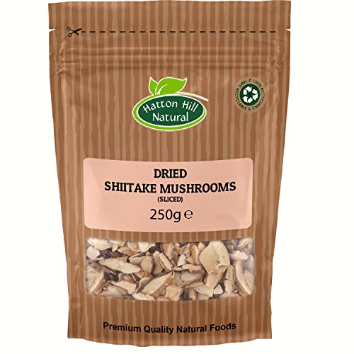 Dried Sliced Shiitake Mushrooms 250g by Hatton Hill