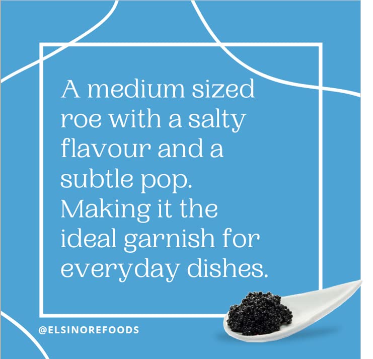 Elsinore Black Lumpfish Caviar 100g (Pack of 6) - Fish Caviar - Scandinavian Brand - Multipack