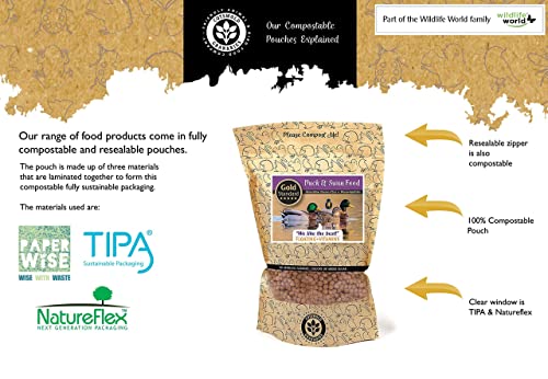 Cotswold Granaries Duck & Swan Food, All-Natural Floating Mix with Vitamins for Waterfowl, 700g