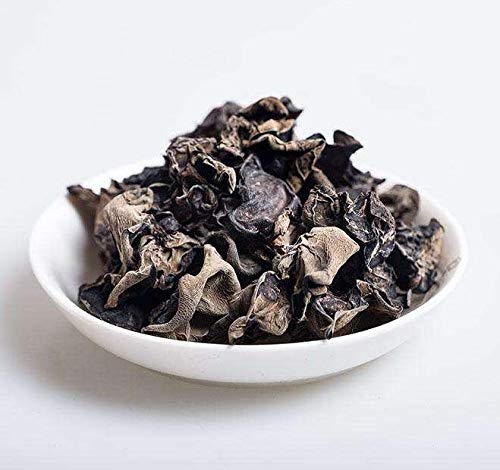 100g Edible Dried Black Fungus Cloud Ear Fungus Wild Mushrooms Cloud Ear Fungi Auricularia Polytricha Chinese Japanese Asian Cooking Baking