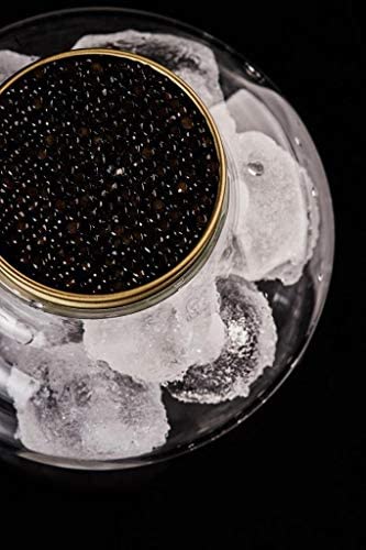 50g Black Caviar | Sturgeon Caviar | Fish Caviar | Malossol Caviar | Brand: TSARINE Caviar | Delicate flavour with a unique finish