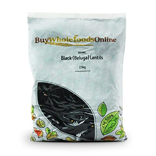 Organic Black (Beluga) Lentils 2.5kg (BWFO)