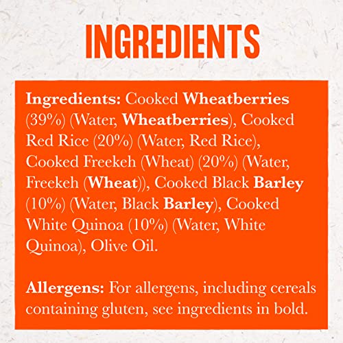 Merchant Gourmet Glorious Grains with Red Rice & Quinoa - Pack of 6 x 250 g Ready-to-eat Pouches