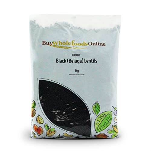 Organic Black (Beluga) Lentils 1kg (BWFO)