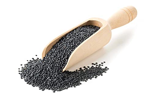 Organic Beluga Lentils 1kg - No Additives, No Preservatives, Raw, Vegan, GMO-Free, Certified Organic - Perfect for Soups, Salads, Meals - Thames Organic