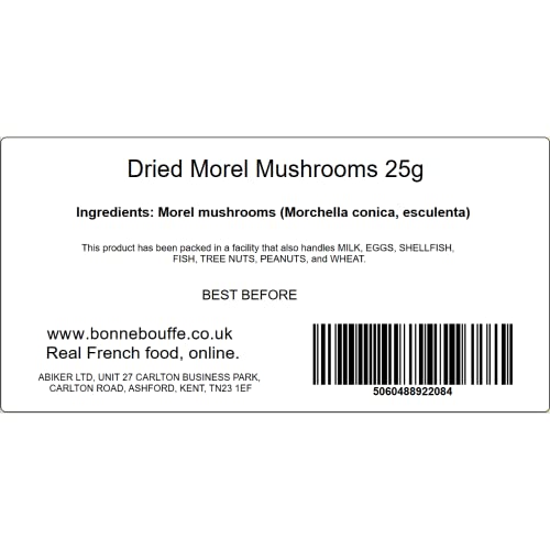 Morel Mushrooms Dried 25 g Bag