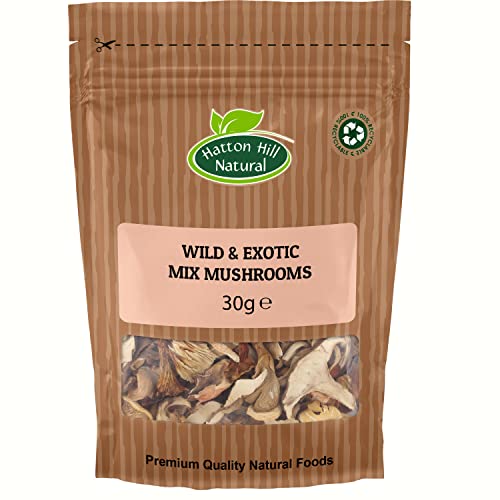 Dried Wild & Exotic Mix Mushrooms 30g - A Premium Quality by Hatton Hill