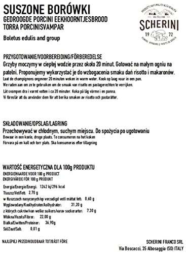 Porcini Mushroom Dried 1st Quality Packaged in Italy - 20g/0,04lb/0,7oz