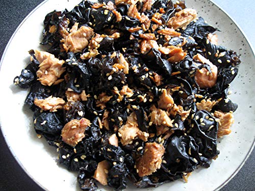 50g Edible Dried Black Fungus Cloud Ear Fungus Wild Mushrooms Cloud Ear Fungi Auricularia Polytricha Chinese Japanese Asian Cooking Baking