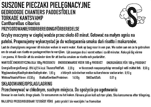 Scherini Valtellina - Refined dried chanterelles mushrooms for gourmets 450 g