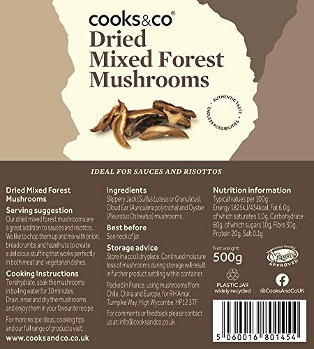 Cooks & Co Dried Mixed Forest Mushrooms 500 g