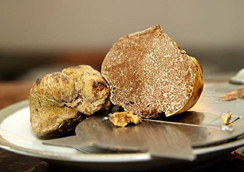 Farchioni Il Casolare - Organic White Truffle Oil (100 ml) - Cold Pressed Unfiltered Extra Virgin Olive Oil - White Truffle Essence - Gourmet Food Seasoning Marinade Salad Dressing - 100ml tin