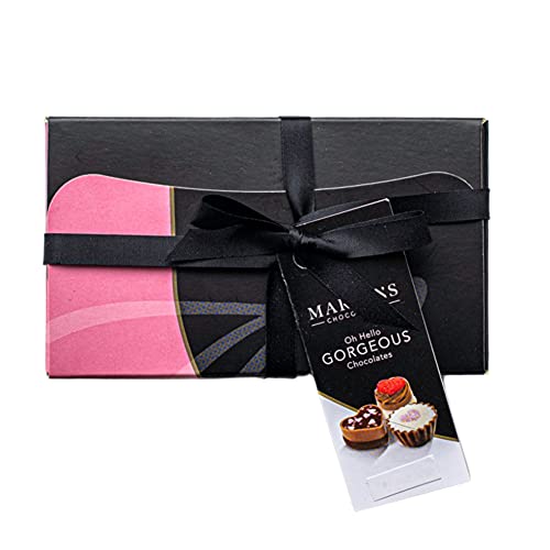 Martin's Chocolatier Oh So Gorgeous Chocolates | Handmade Luxury Chocolate Truffles Gift Box | Valentines Gift for Him or Her | Variety of Dark, Milk, White, Caramel, Ganache Pralines (Large - 330g)