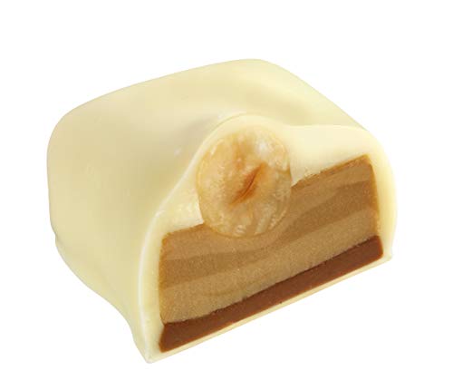 White Assortment Chocolate Gift Ballotin Box Belgian Chocolates Assorted Pralines, Truffles, Butter Cream Gourmet Gift (500g 28 Piece Approx)