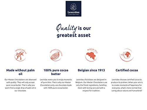 White Assortment Chocolate Gift Ballotin Box Belgian Chocolates Assorted Pralines, Truffles, Butter Cream Gourmet Gift (500g 28 Piece Approx)