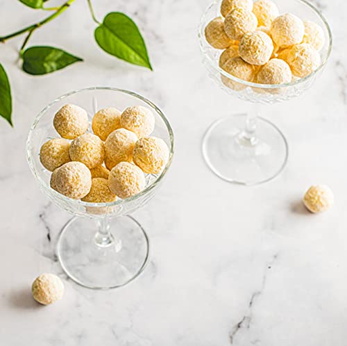 Martin's Chocolatier White Marc de Champagne Chocolate Truffles - 77 Box | 77 Flavoured Chocolates | Premium Belgian Chocolates for Catering | Chocolate Wedding Favours