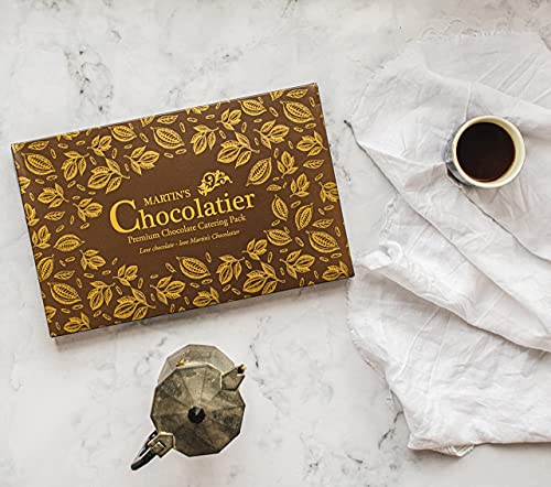 Martin's Chocolatier White Marc de Champagne Chocolate Truffles - 77 Box | 77 Flavoured Chocolates | Premium Belgian Chocolates for Catering | Chocolate Wedding Favours