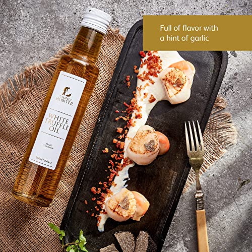 TruffleHunter - White Truffle Oil - Extra Virgin Olive Oil for Cooking & Seasoning - 250 ml