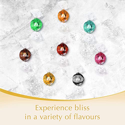 Lindt Lindor White Chocolate Truffles Box - approx. 16 Balls, 200 g - Chocolate Balls with a Smooth Melting Filling