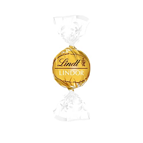 Lindt Lindor White Chocolate Truffles Box - approx. 16 Balls, 200 g - Chocolate Balls with a Smooth Melting Filling