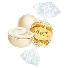 50 x Lindt Lindor White Chocolate Truffles - Wedding favors