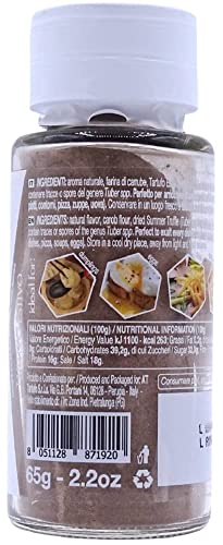 Artigiani del Tartufo - Truffle Seasoning Powder (65g) | Natural Italian Gourmet Truffle Seasoning | Vegan Friendly