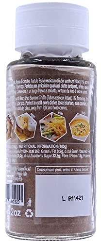 Artigiani del Tartufo - Truffle Seasoning Powder (65g) | Natural Italian Gourmet Truffle Seasoning | Vegan Friendly