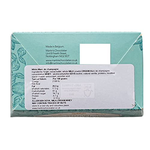 Martin's Chocolatier Chocolate Ballotin 200g | White Champagne Truffles | Handmade Chocolate Gift Box