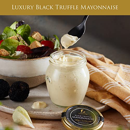 TruffleHunter - Black Truffle Mayonnaise - Gourmet Condiments - 180g