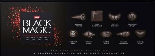 Nestle Black Magic Assorted Dark Chocolate Gift box 348g