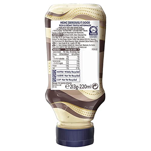 Heinz Seriously Good Truffle Mayo Mayonnaise, 220 ml