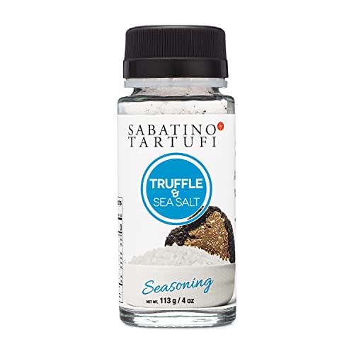 Sabatino Tartufi, Truffle Salt Seasoning ShakerAll Natural Gourmet Sicilian Sea SaltKosher NonGMO 113 g