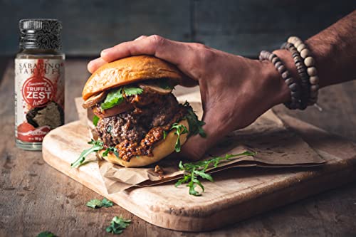 Sabatino Tartufi Truffle Zest Seasoning, Hot, The Original All Natural Gourmet Truffle Powder, Plant Based, Vegan and Vegetarian Friendly, Kosher, Low Carb, Keto, Non-Gmo Project Certified, 50 gram