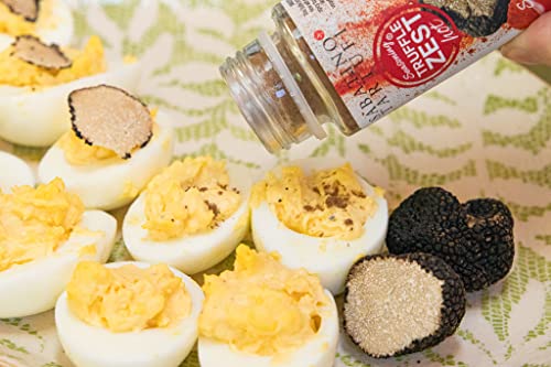 Sabatino Tartufi Truffle Zest Seasoning, Hot, The Original All Natural Gourmet Truffle Powder, Plant Based, Vegan and Vegetarian Friendly, Kosher, Low Carb, Keto, Non-Gmo Project Certified, 50 gram